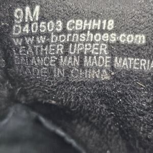 Born Boots Womens 9 M Black Leather Double Monk Strap Buckle Heeled Ankle Bootie